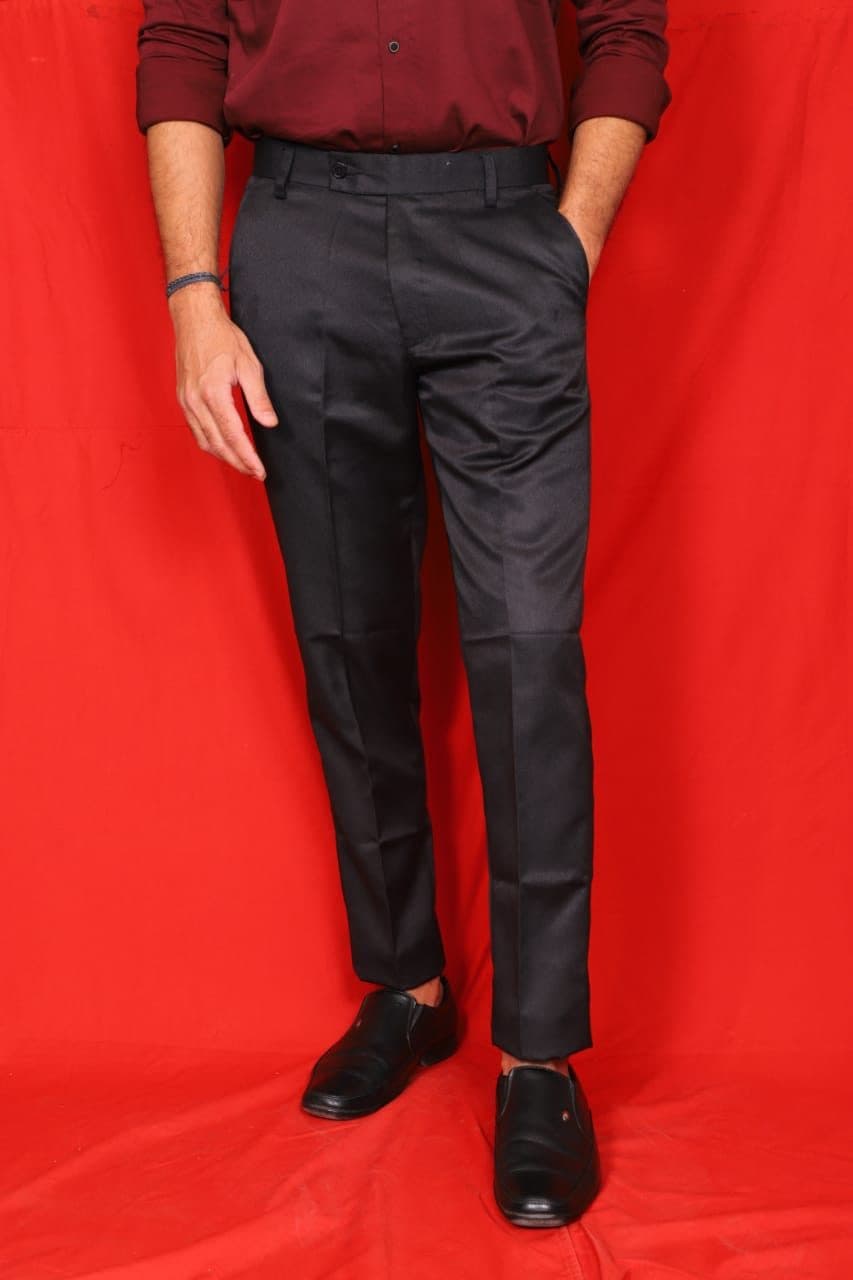 Classic Formal Trouser — Black